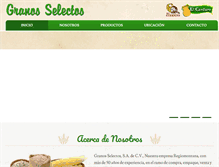 Tablet Screenshot of granosselectos.com